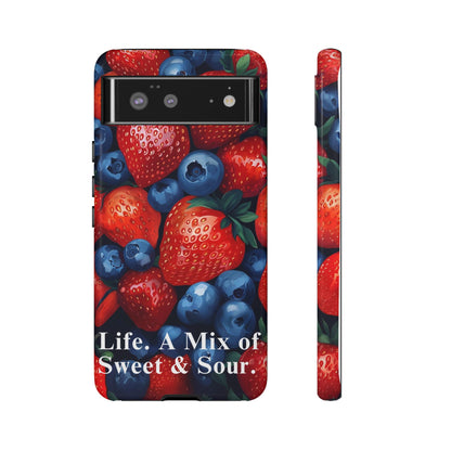 "Life. A Mix of Sweet and Sour" Mobile Phone Case