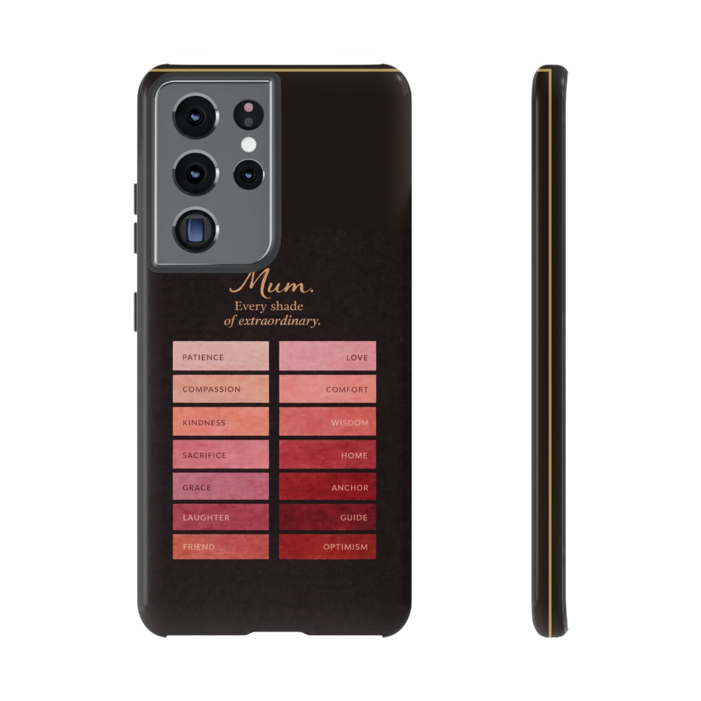 "Every Shade of Extraordinary" Mobile Phone Case (blush)