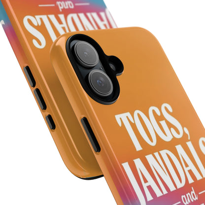 "Togs, Jandals and Sunnies" Mobile Phone Case