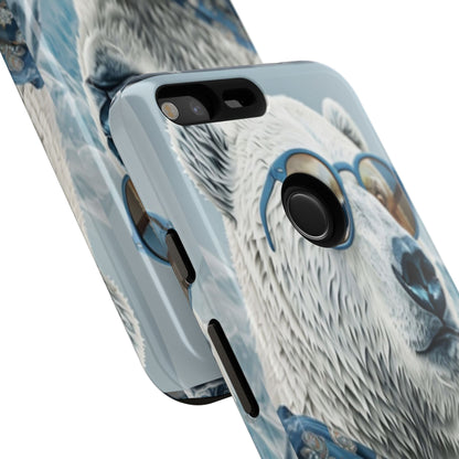 "Urban Zen Polar Bear" Mobile Phone Case (blue)