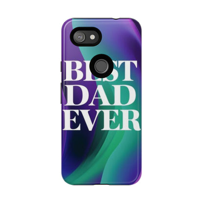 "Best Dad Ever" Mobile Phone Case (purple)