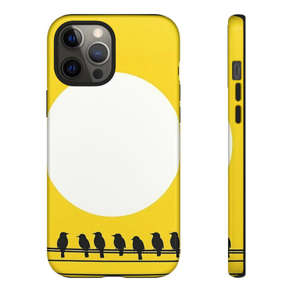 "The Feathered Assembly - Yellow" Mobile Phone Case