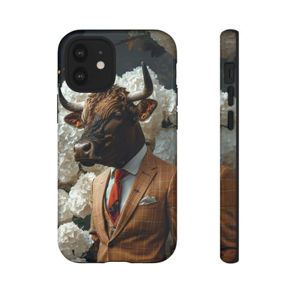 "The Genteel Bull" Mobile Phone Case