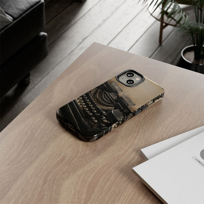 "Fade in. A Writer at the Cusp of Genius" Mobile Phone Case