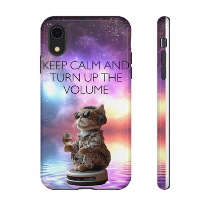 "Keep calm and turn up the Volume" Mobile Phone Case (mix)