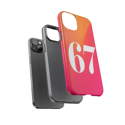 "67" Mobile Phone Case