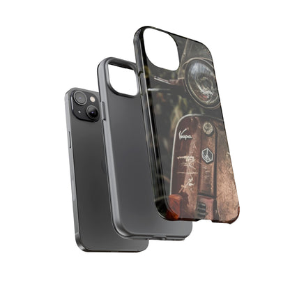"Vespa. Old Soul, Full Tank" Mobile Phone Case