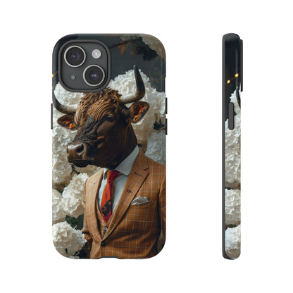 "The Genteel Bull" Mobile Phone Case