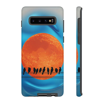 "The Feathered Assembly" Mobile Phone Case (orange)