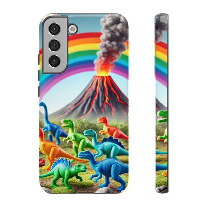 "Rainbow Dinosaurs" Mobile Phone Case