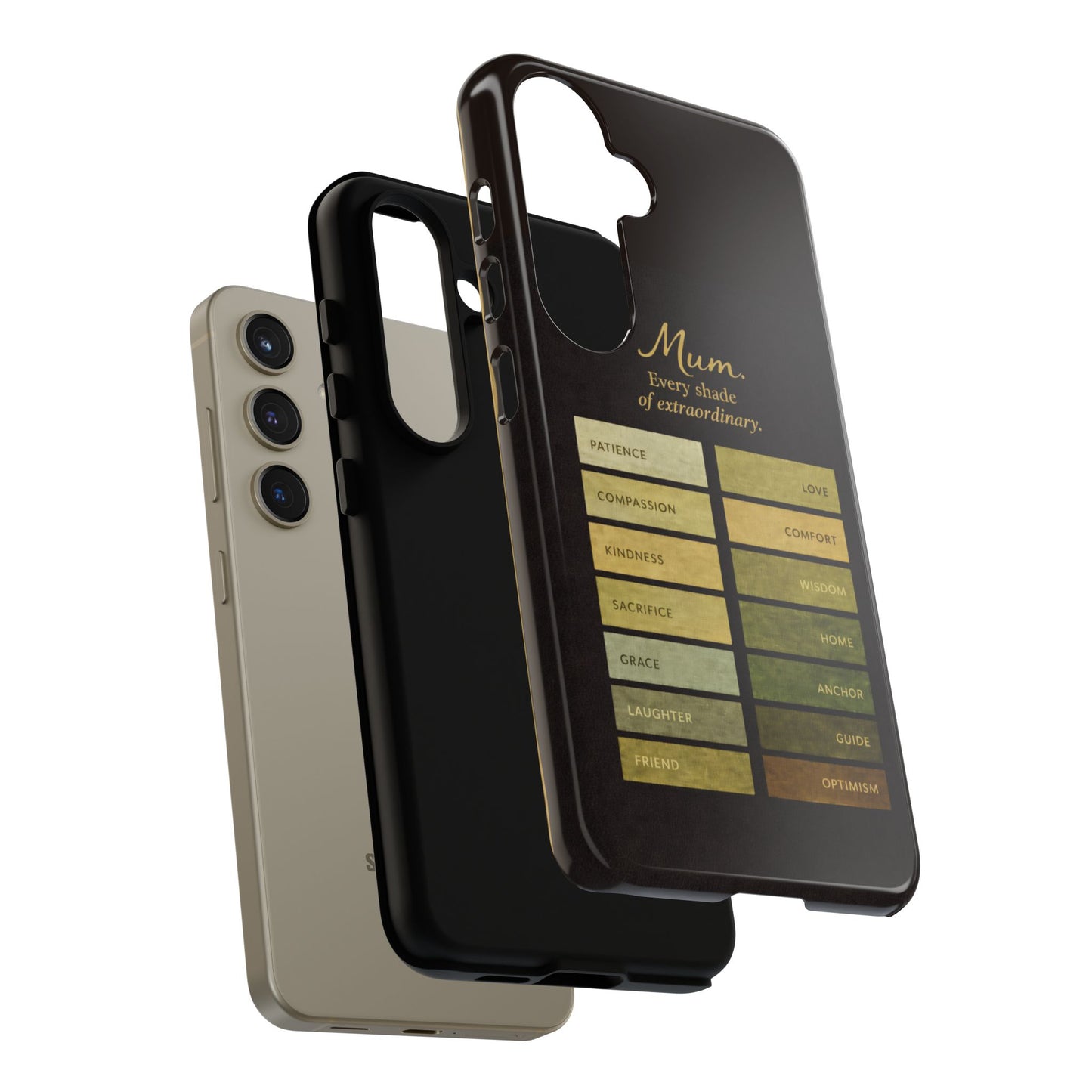 "Every Shade of Extraordinary" Mobile Phone Case (green)