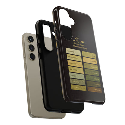 "Every Shade of Extraordinary" Mobile Phone Case (green)