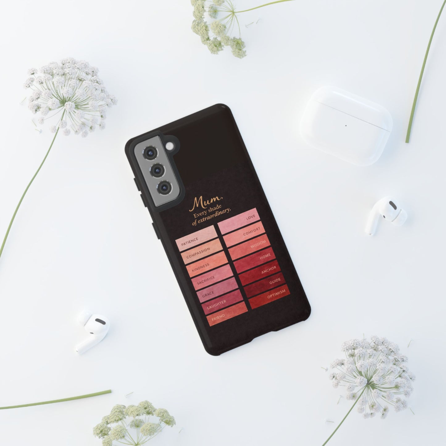 "Every Shade of Extraordinary" Mobile Phone Case (blush)
