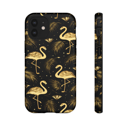 "Gold Flamingo" Mobile Phone Case
