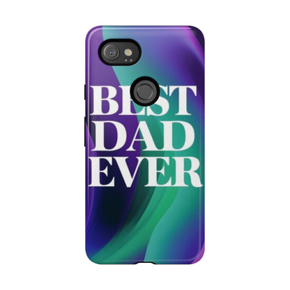 "Best Dad Ever" Mobile Phone Case (purple)