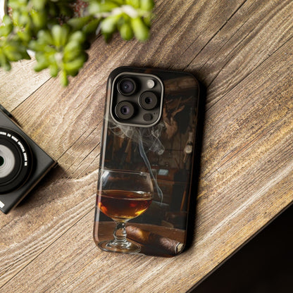 "Hot Whiskey and Cigar" Mobile Phone Case
