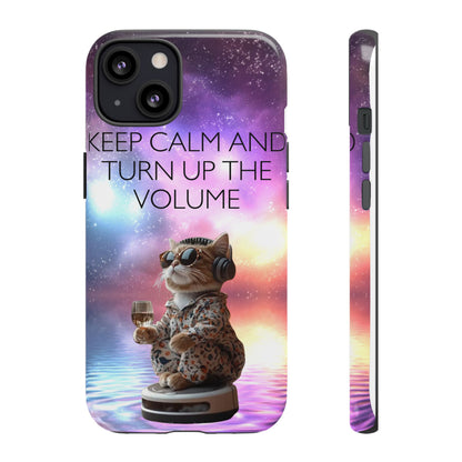 "Keep calm and turn up the Volume" Mobile Phone Case (mix)