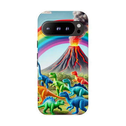 "Rainbow Dinosaurs" Mobile Phone Case