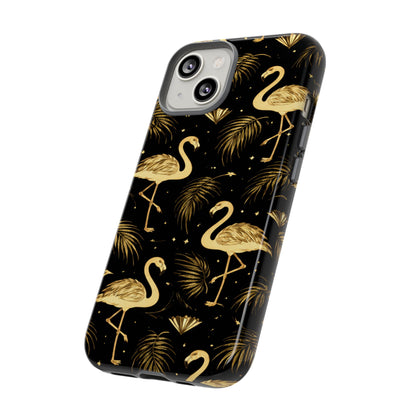"Gold Flamingo" Mobile Phone Case
