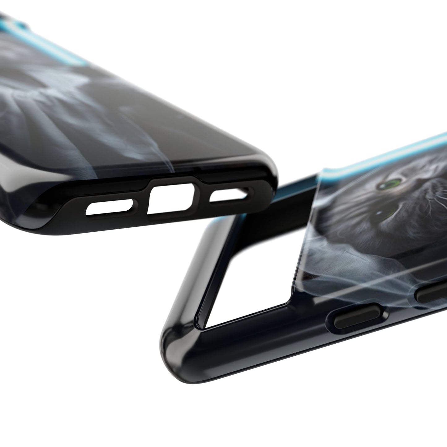 "Jedi Whisker" Mobile Phone Case (blue light sabre)