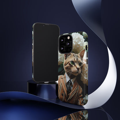 "The Feline Aristocrat" Mobile Phone Case