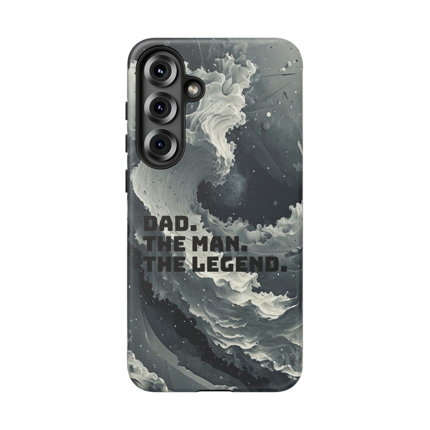 "Dad. The Man. The Legend" Mobile Phone Case (grey)