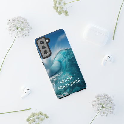 "Mount Maunganui" Mobile Phone Case (green)