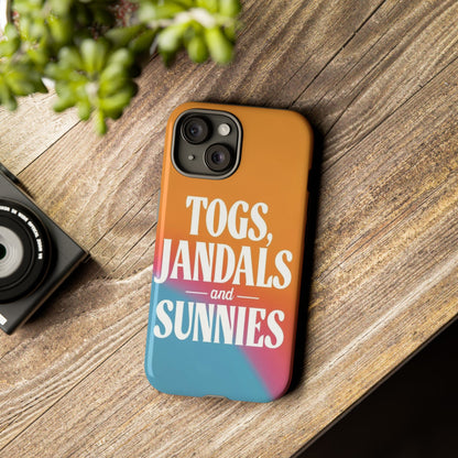"Togs, Jandals and Sunnies" Mobile Phone Case