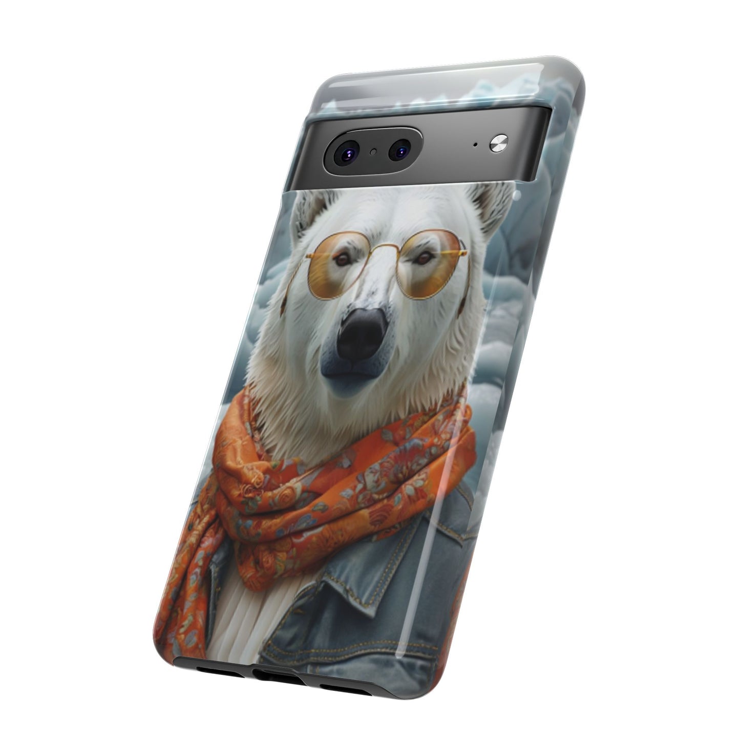 "Urban Zen Polar Bear" Mobile Phone Case