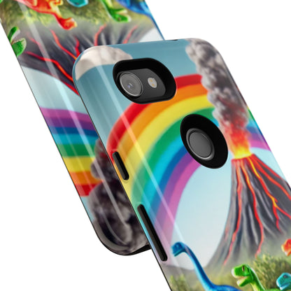 "Rainbow Dinosaurs" Mobile Phone Case