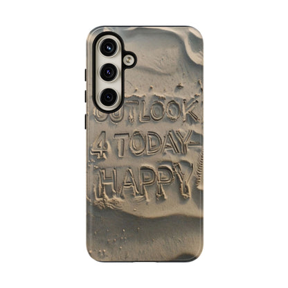 "Life is Short.  Be Happy" Mobile Phone Case