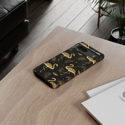 "Gold Flamingo" Mobile Phone Case