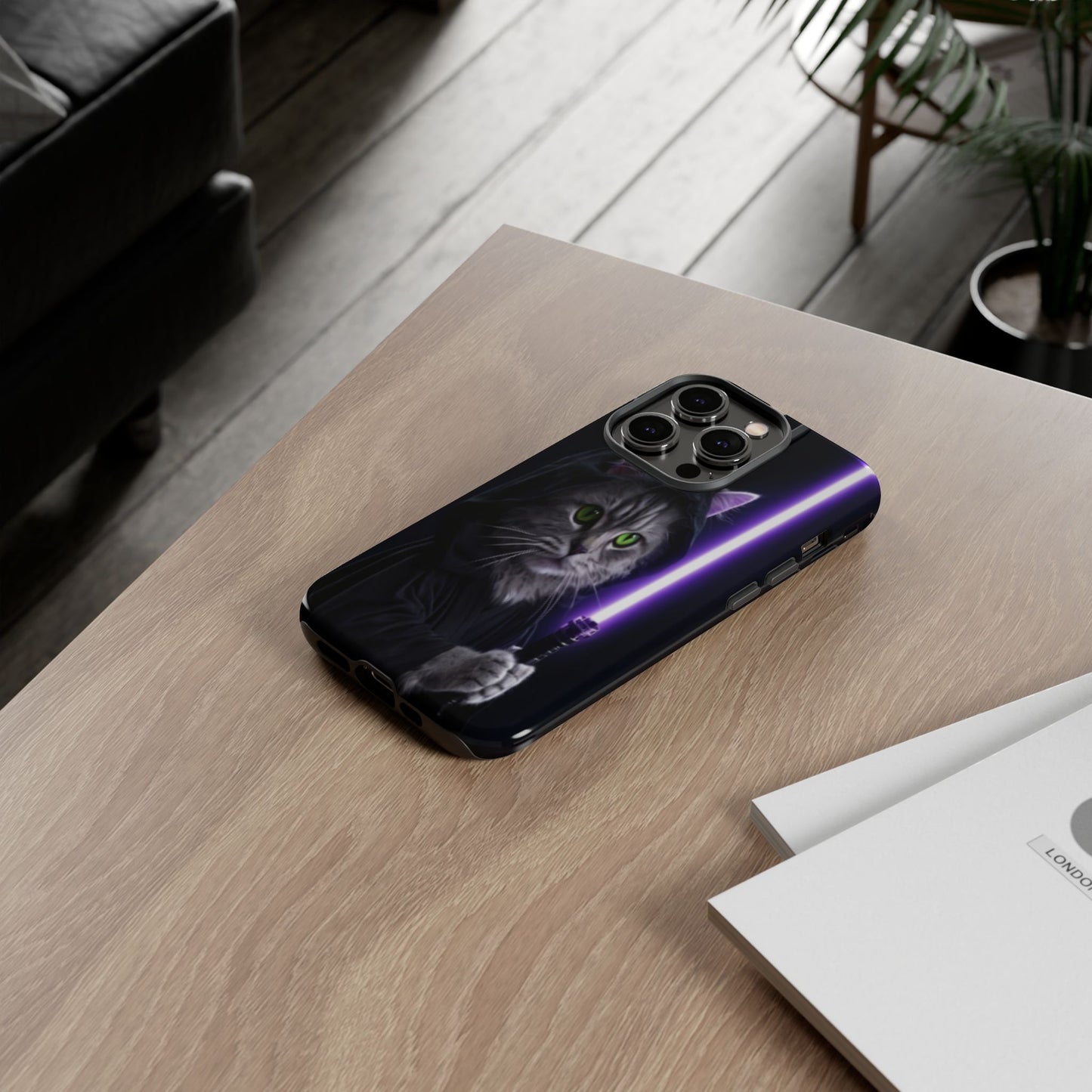 "Jedi Whisker" Mobile Phone Case (purple)