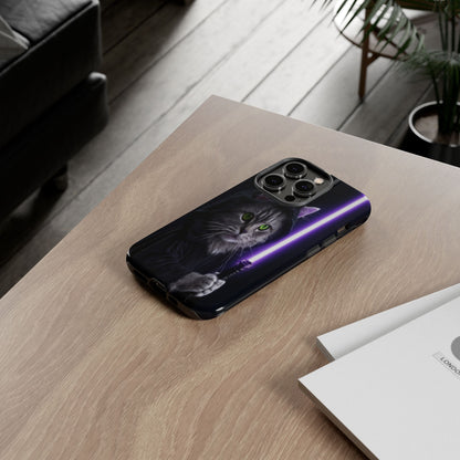 "Jedi Whisker" Mobile Phone Case (purple)