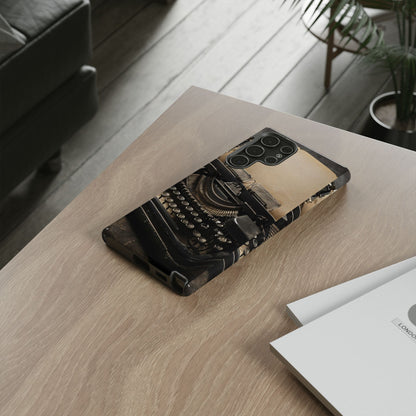 "Fade in. A Writer at the Cusp of Genius" Mobile Phone Case