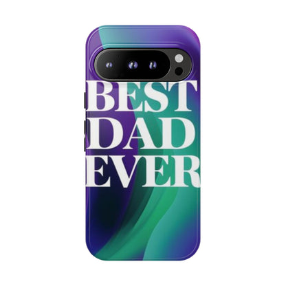 "Best Dad Ever" Mobile Phone Case (purple)