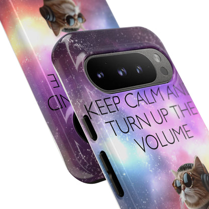 "Keep calm and turn up the Volume" Mobile Phone Case (mix)