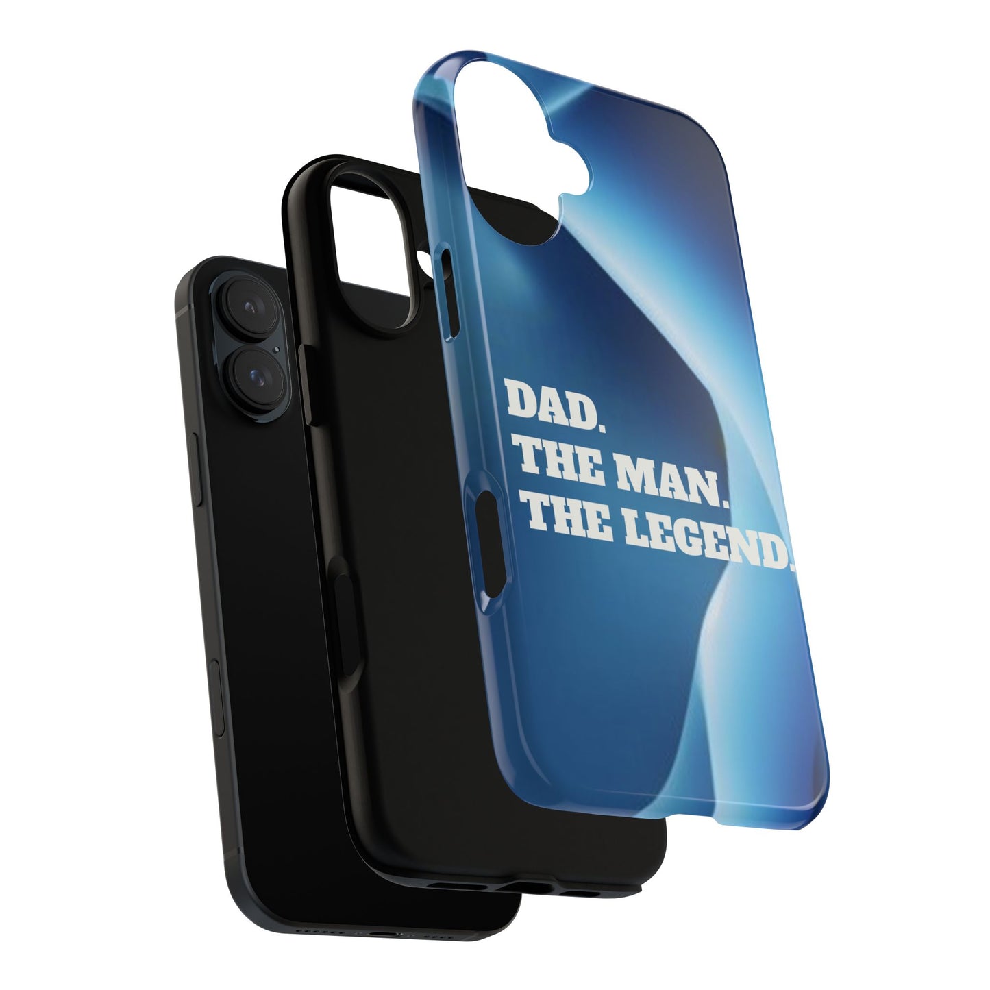 "Dad.  The Man.  The Legend" Mobile Phone Case (blue)