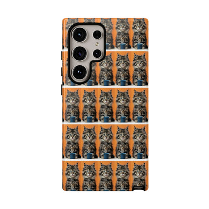 "Bad Hair, Good Coffee - we all need balance" Mobile Phone Case