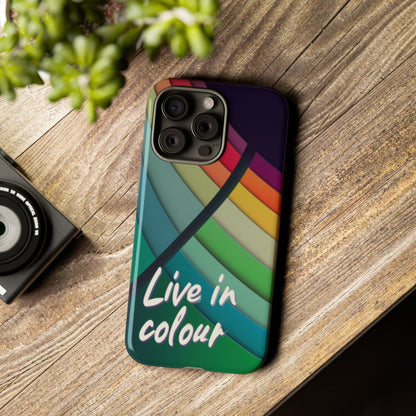 "Live in Colour" Mobile Phone Case