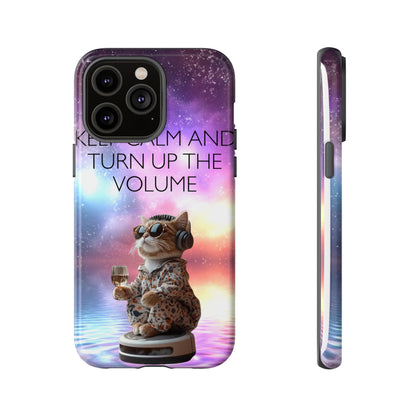 "Keep calm and turn up the Volume" Mobile Phone Case (mix)