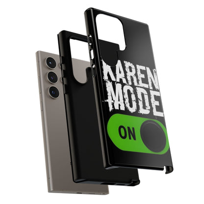 "Karen Mode On" Mobile Phone Case (green)
