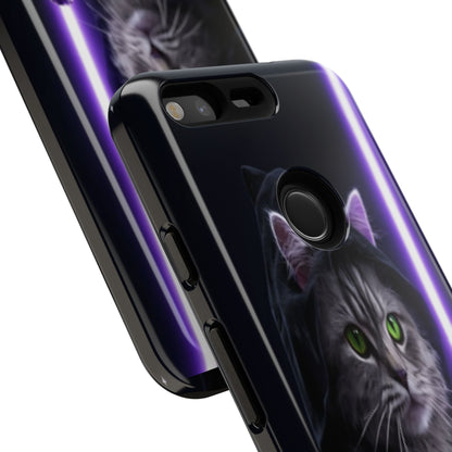 "Jedi Whisker" Mobile Phone Case (purple)
