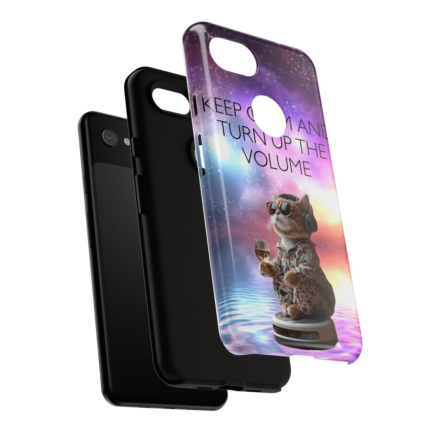 "Keep calm and turn up the Volume" Mobile Phone Case (mix)