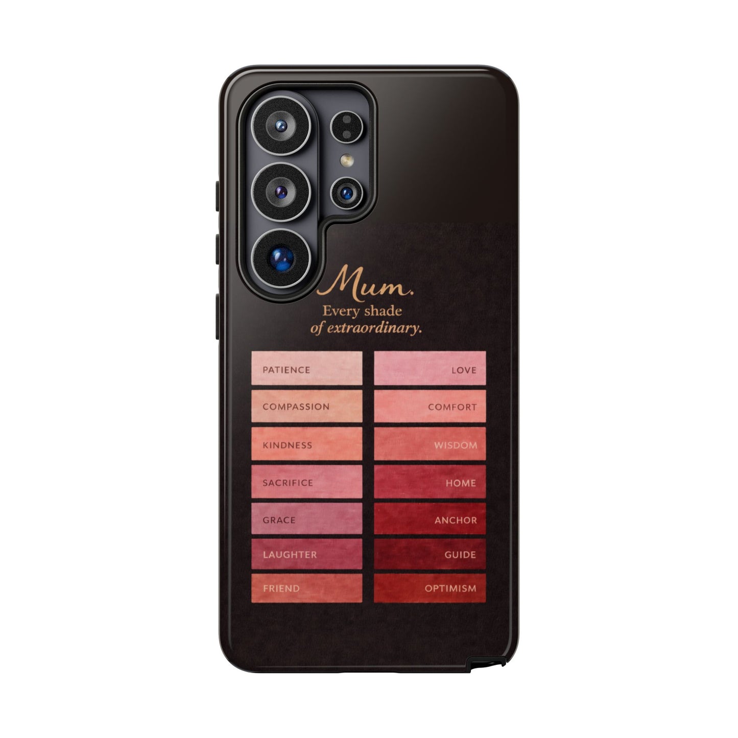 "Every Shade of Extraordinary" Mobile Phone Case (blush)