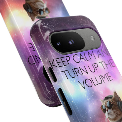 "Keep calm and turn up the Volume" Mobile Phone Case (mix)