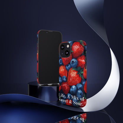 "Life. A Mix of Sweet and Sour" Mobile Phone Case