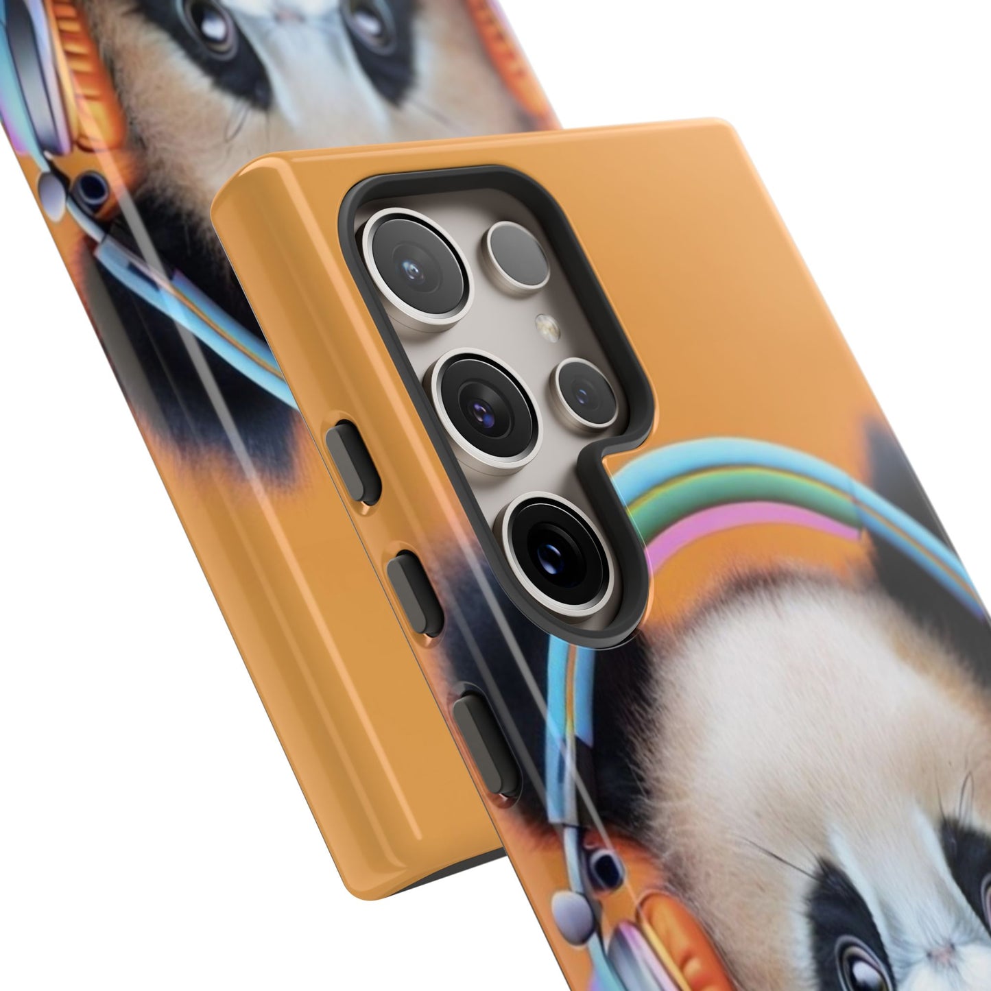 "Baby Panda wearing Headphones" Mobile Phone Case