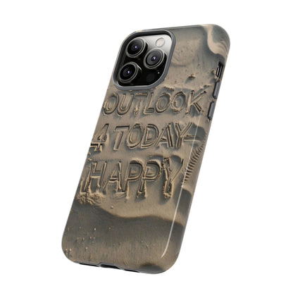 "Life is Short.  Be Happy" Mobile Phone Case
