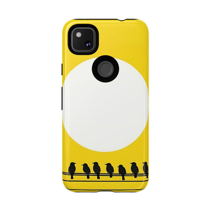 "The Feathered Assembly - Yellow" Mobile Phone Case